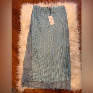 NWT wayf “mermaid” midi skirt